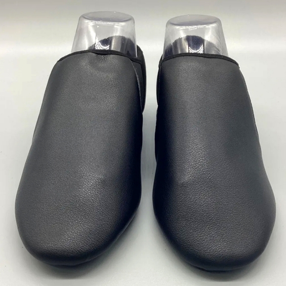 Bokimd Black Unisex Slip-on Split Sole Jazz Dance Shoes Elastic Leather Sole W6 - Picture 6 of 7